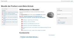 Desktop Screenshot of moodle.fvss.de