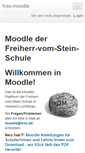 Mobile Screenshot of moodle.fvss.de
